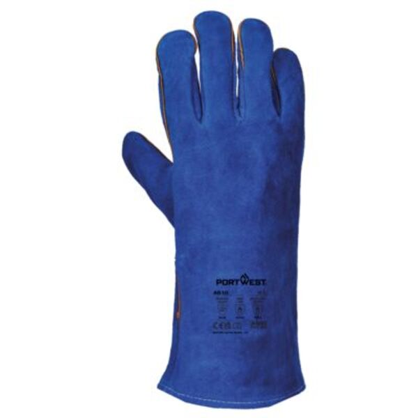 Welders 210 Split Leather Blue Gauntlet Thumbnail